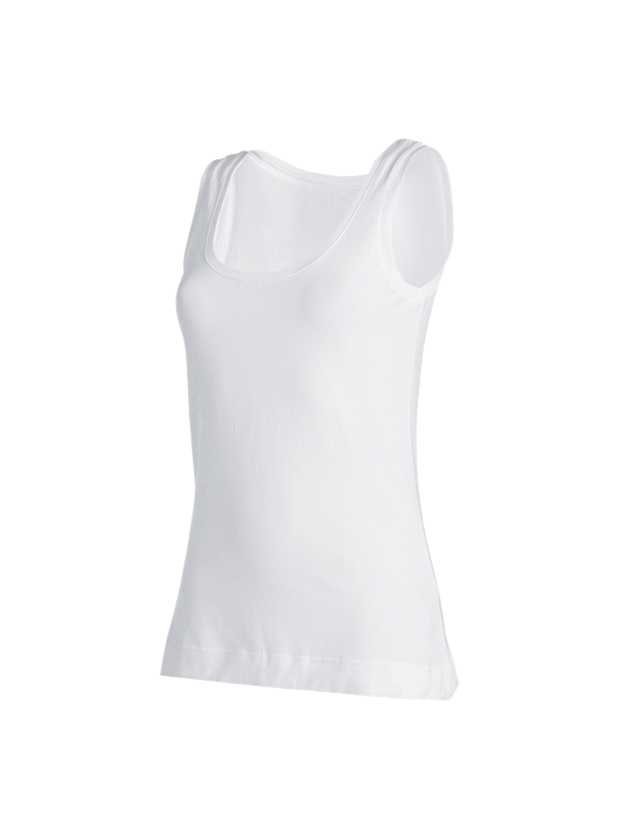 e.s. Tank-Top cotton stretch, Damen