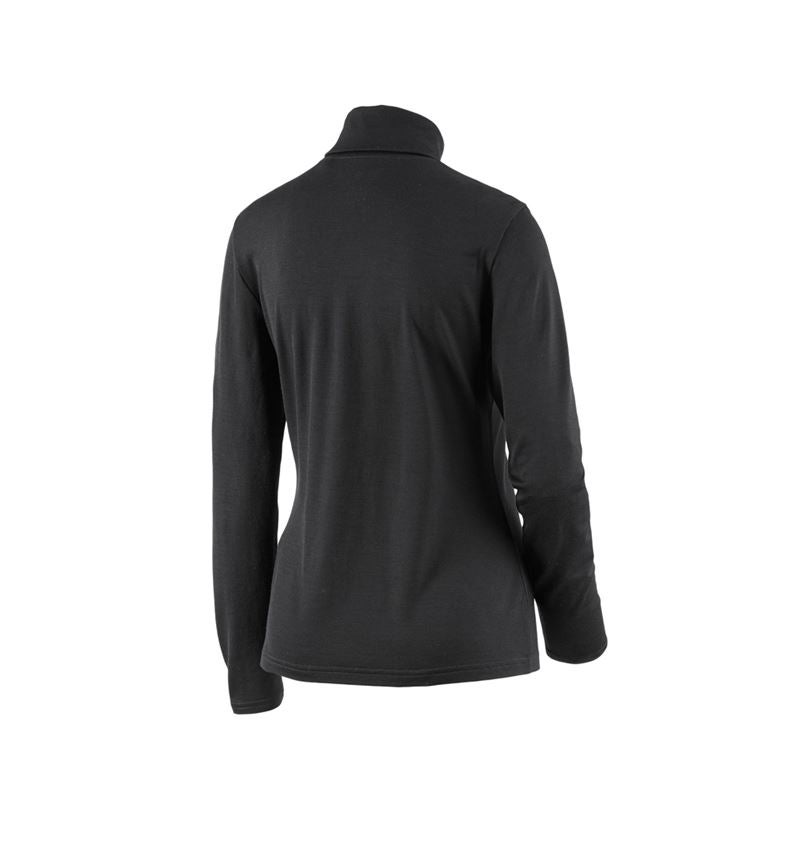 Rollkragenshirt Merino e.s.trail, Damen