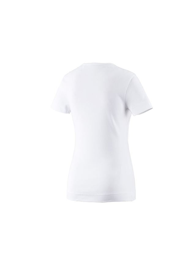 e.s. T-Shirt cotton V-Neck, Damen