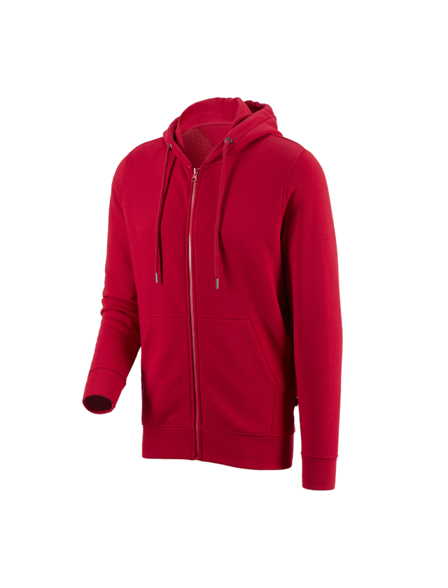 e.s. Hoody-Sweatjacke poly cotton