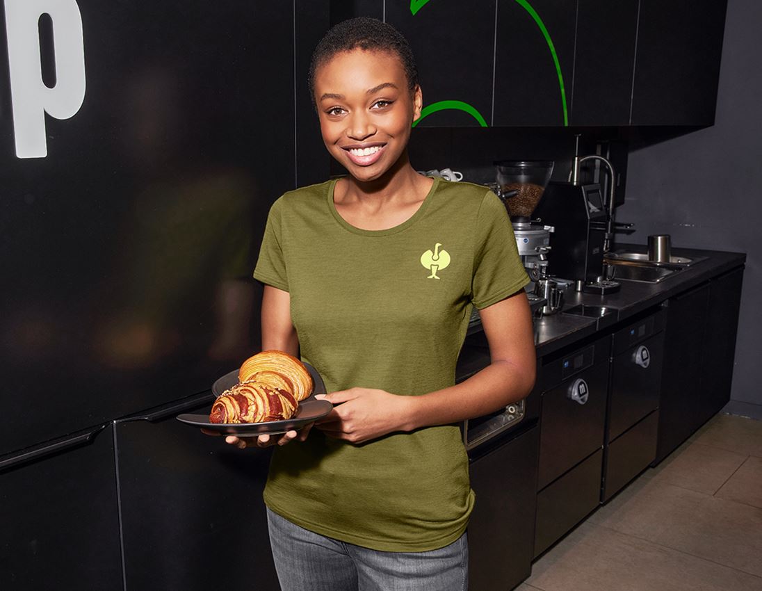 T-Shirt Merino e.s.trail, Damen