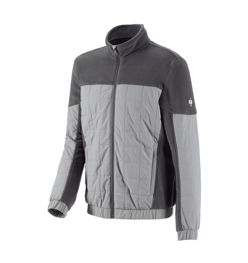 Hybrid Fleecejacke e.s.concrete