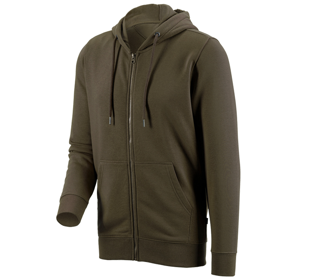 e.s. Hoody-Sweatjacke poly cotton