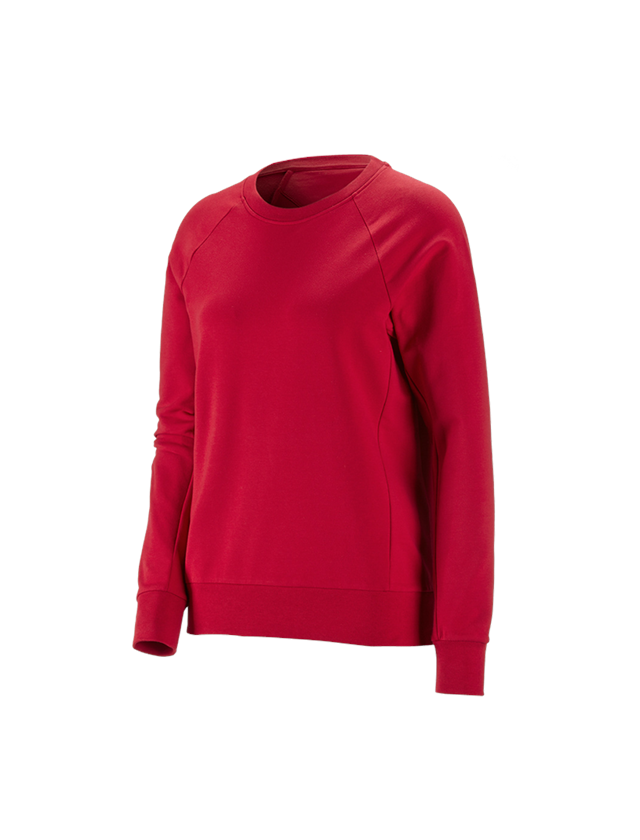 e.s. Sweatshirt cotton stretch, Damen