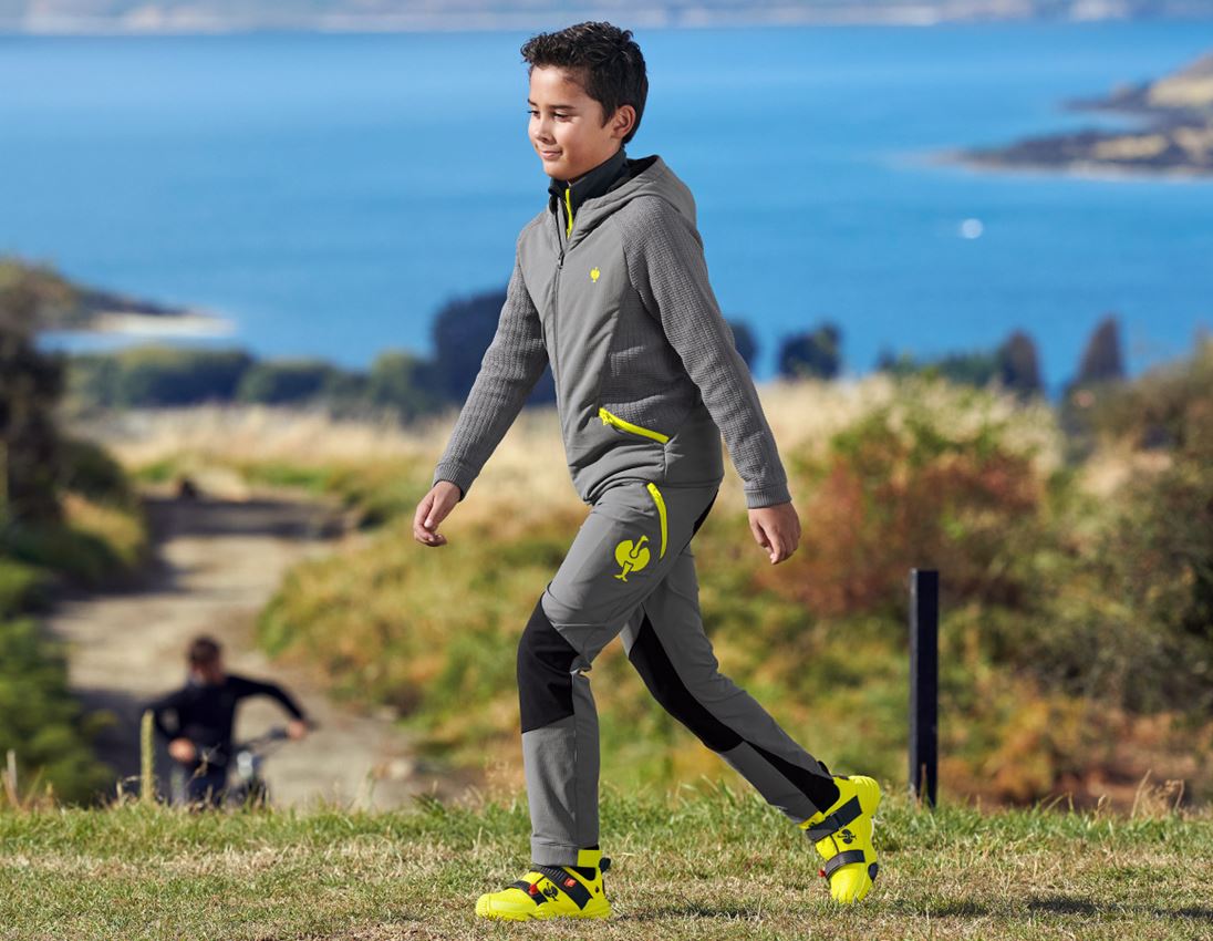 Hybrid Kapuzenstrickjacke e.s.trail, Kinder