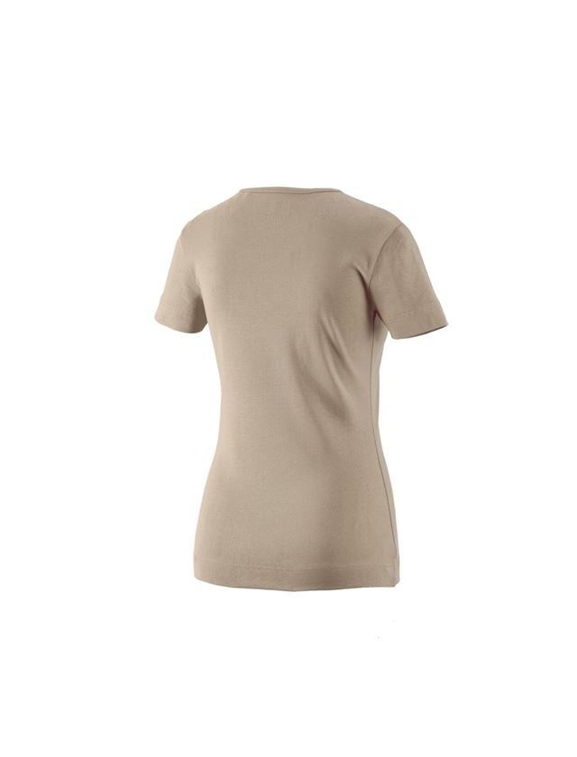 e.s. T-Shirt cotton V-Neck, Damen