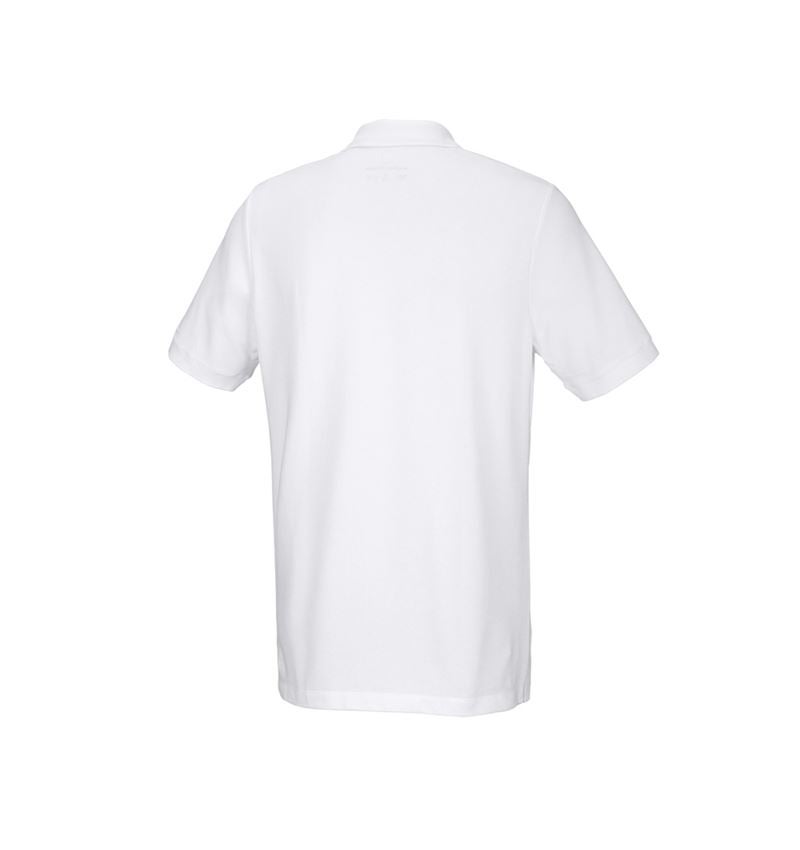 e.s. Piqué-Polo cotton stretch, long fit