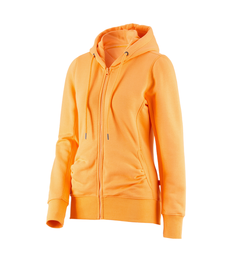 e.s. Hoody-Sweatjacke poly cotton, Damen