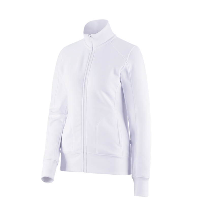 e.s. Sweatjacke poly cotton, Damen
