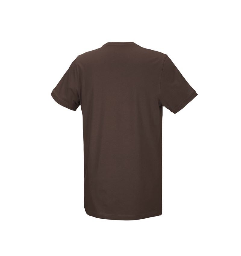 e.s. T-Shirt cotton stretch, long fit