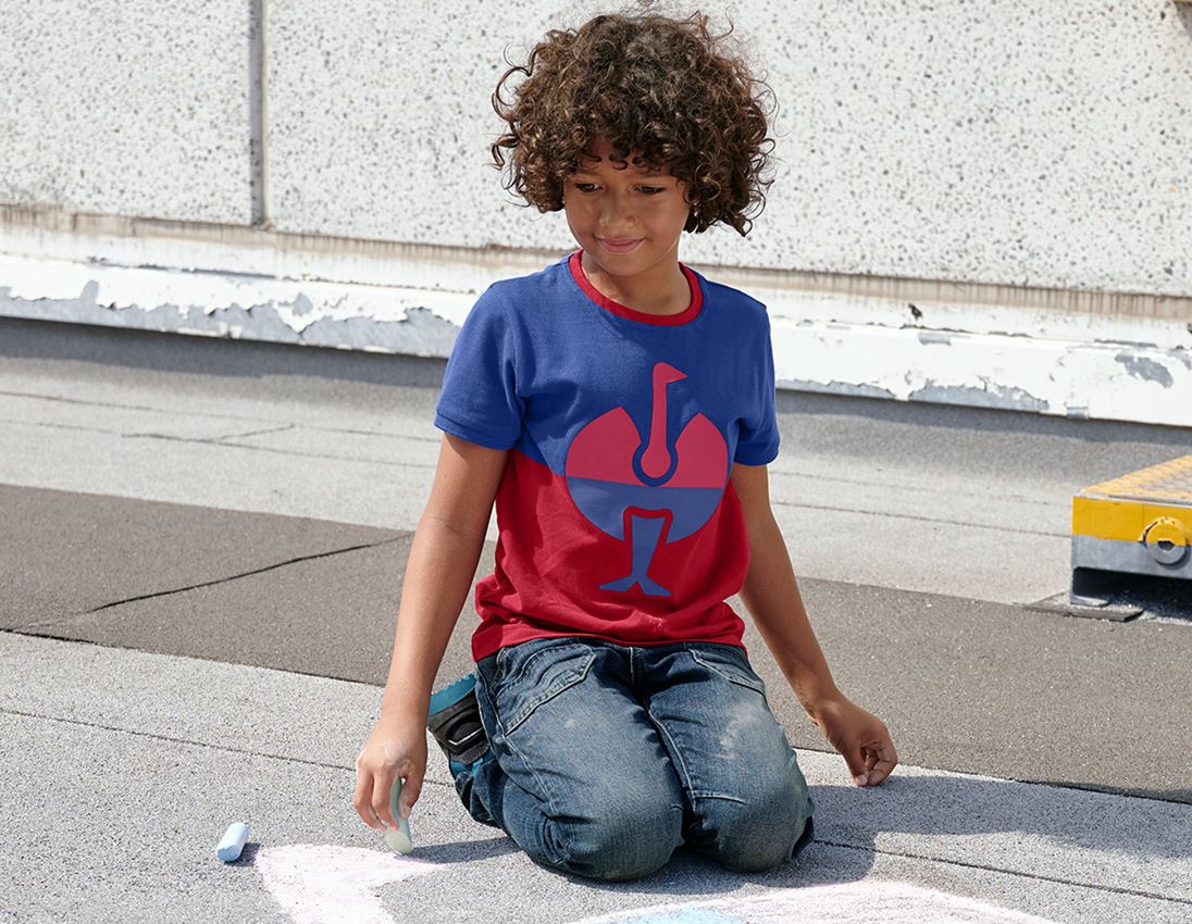 e.s. Piqué-Shirt colourblock, Kinder