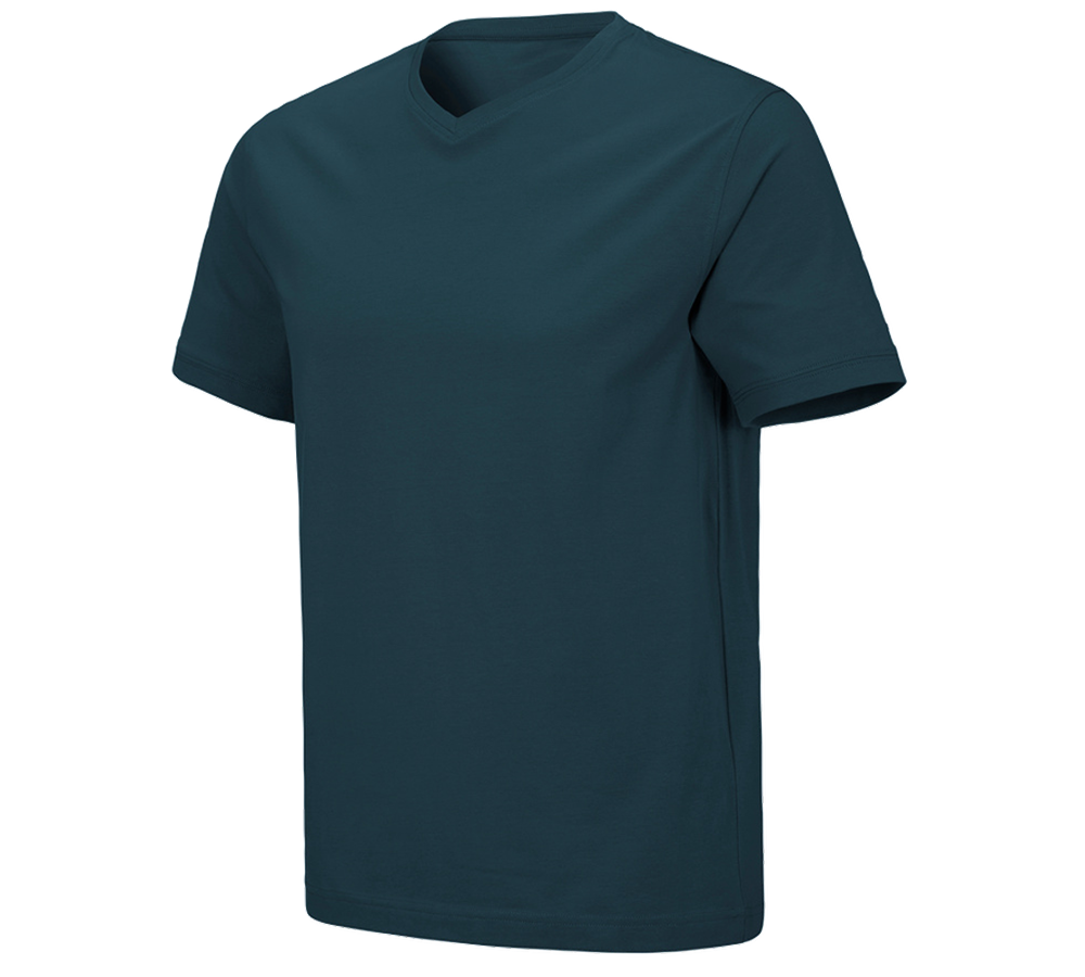 e.s. T-Shirt cotton stretch V-Neck