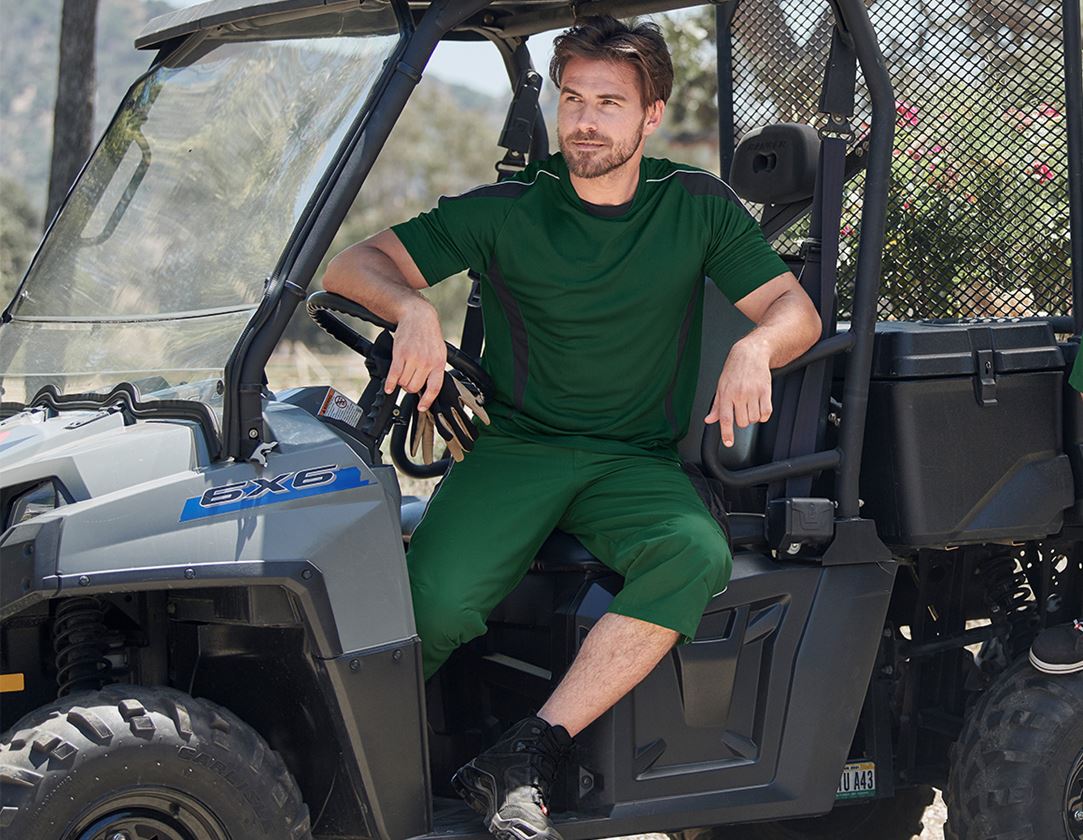 e.s. Funktions-T-Shirt poly Silverfresh