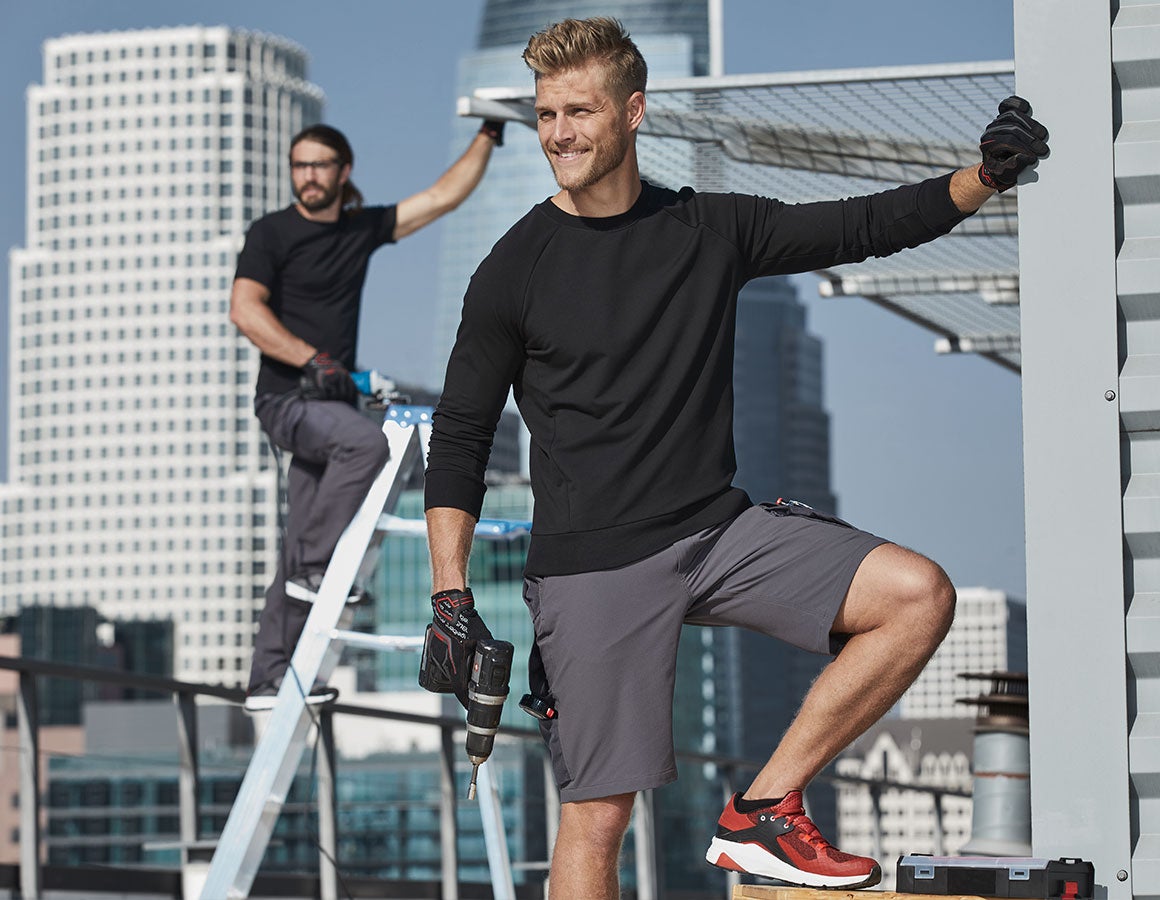 e.s. Sweatshirt cotton stretch