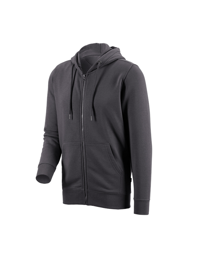 e.s. Hoody-Sweatjacke poly cotton