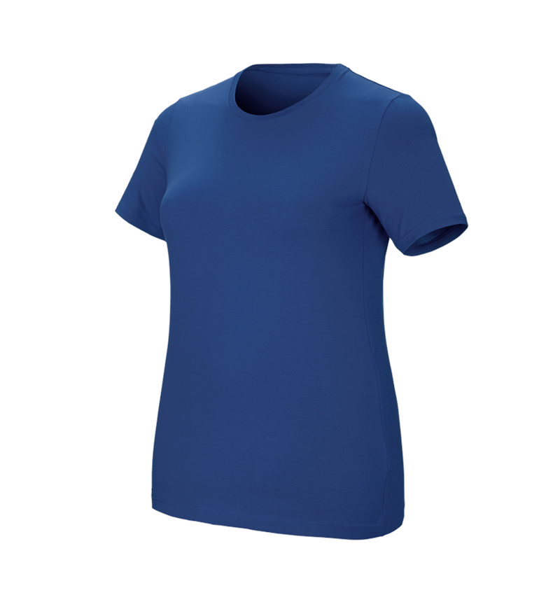 e.s. T-Shirt cotton stretch, Damen, plus fit