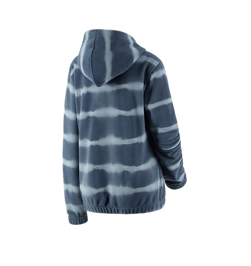 Fleece Hoody tie-dye e.s.motion ten, Damen