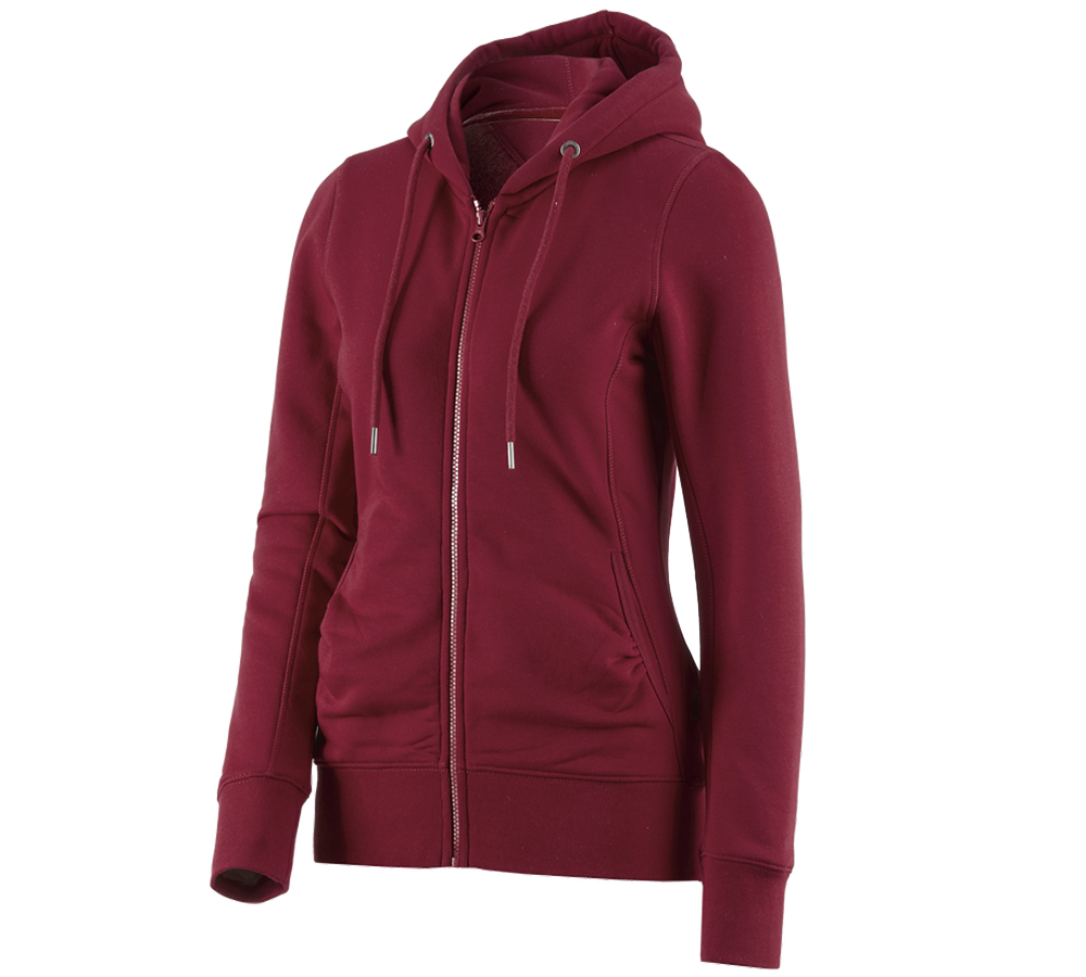 e.s. Hoody-Sweatjacke poly cotton, Damen
