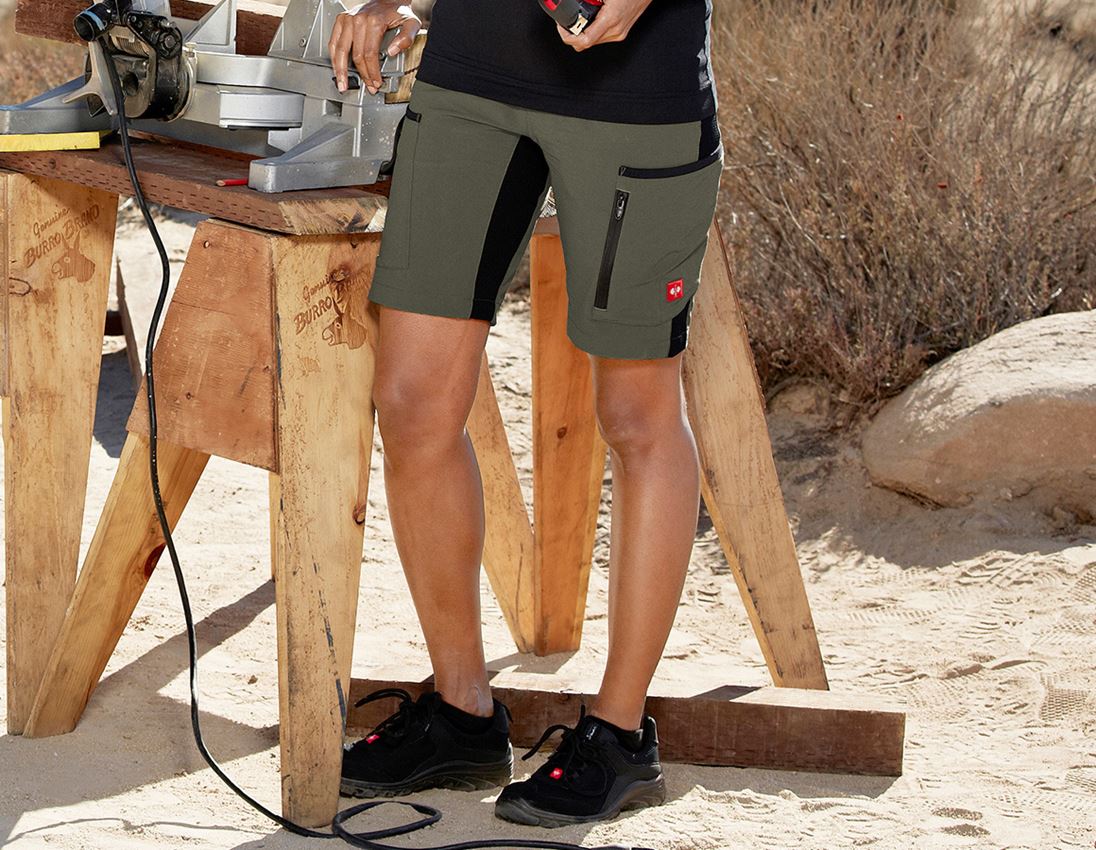 Short e.s.vision stretch, Damen