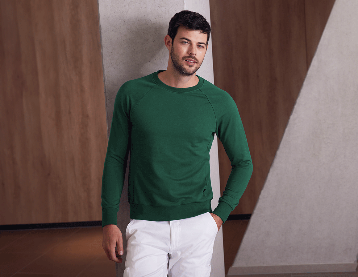 e.s. Sweatshirt cotton stretch
