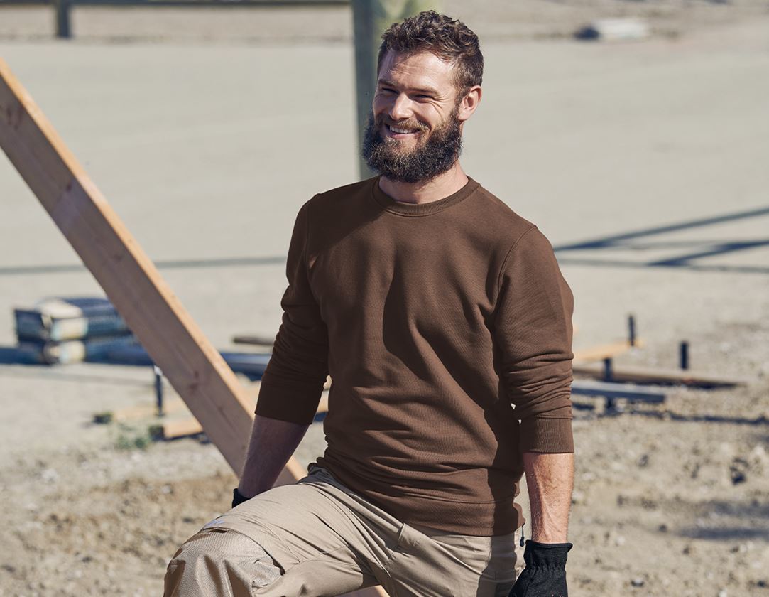 e.s. Sweatshirt poly cotton