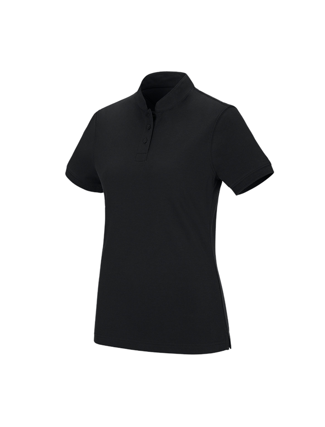 e.s. Polo-Shirt cotton Mandarin, Damen