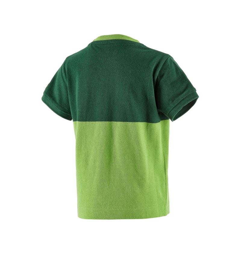 e.s. Piqué-Shirt colourblock, Kinder