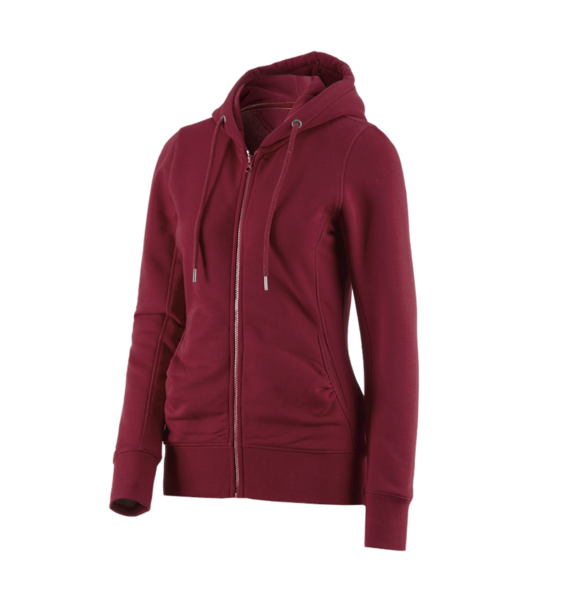 e.s. Hoody-Sweatjacke poly cotton, Damen