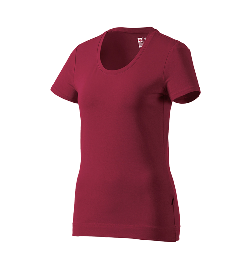 e.s. T-Shirt cotton stretch, Damen