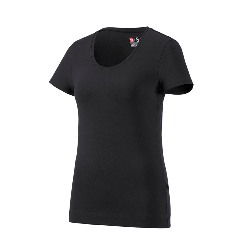e.s. T-Shirt cotton stretch, Damen
