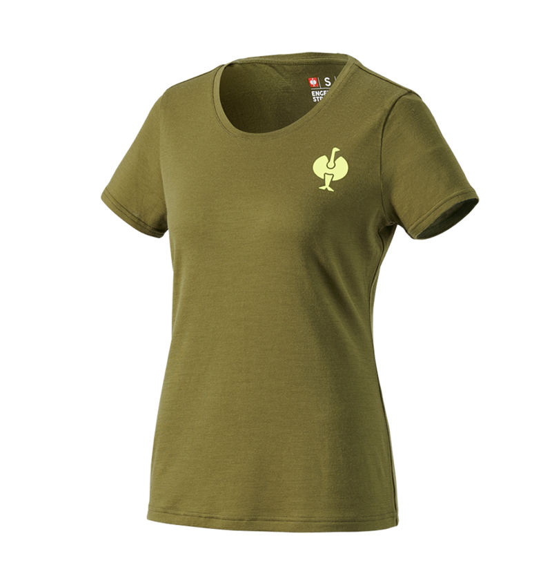 T-Shirt Merino e.s.trail, Damen