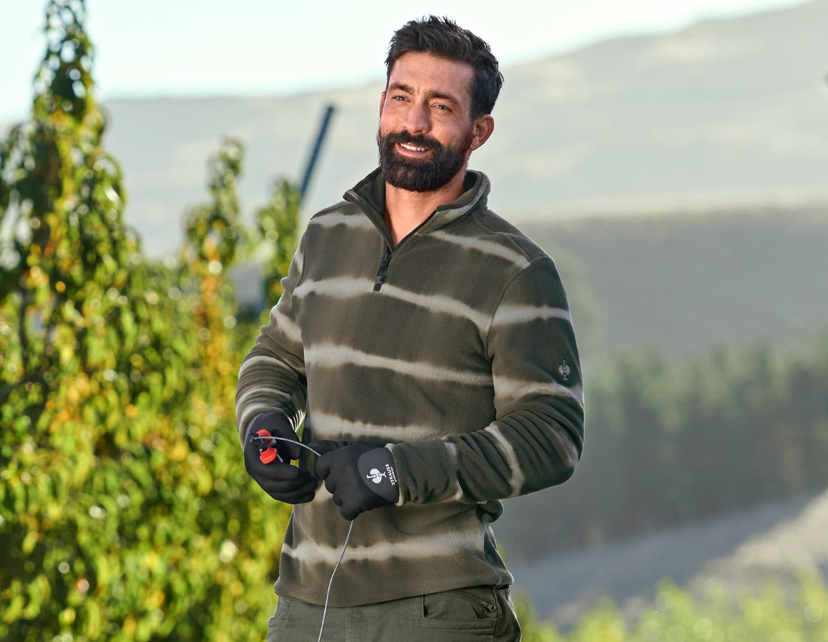 Fleece Troyer tie-dye e.s.motion ten