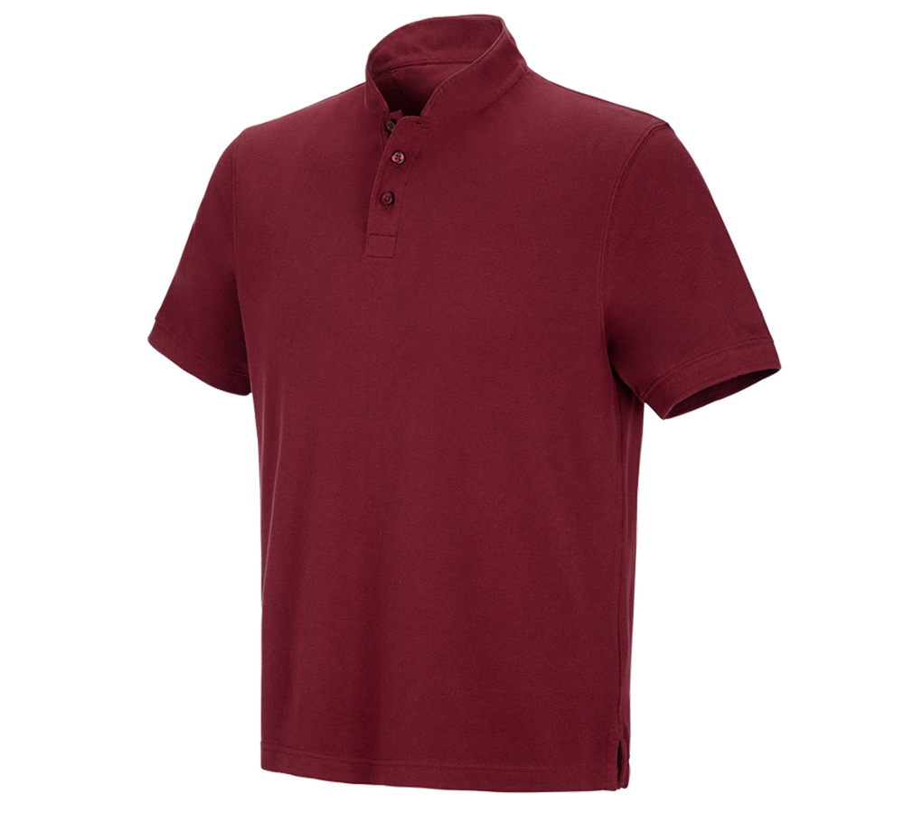 e.s. Polo-Shirt cotton Mandarin