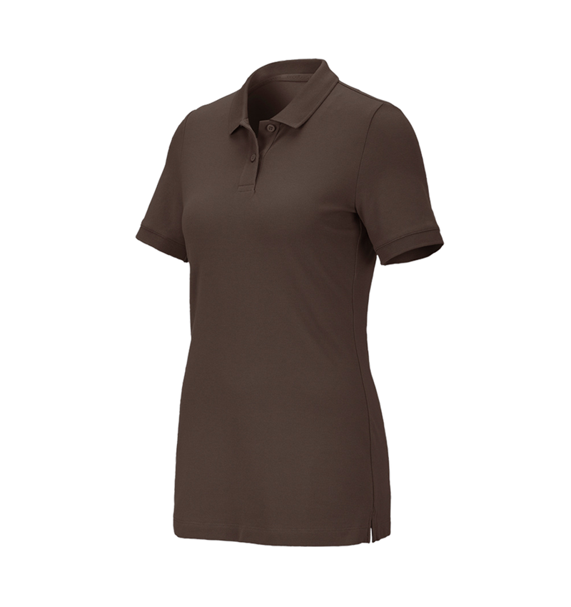 e.s. Piqué-Polo cotton stretch, Damen