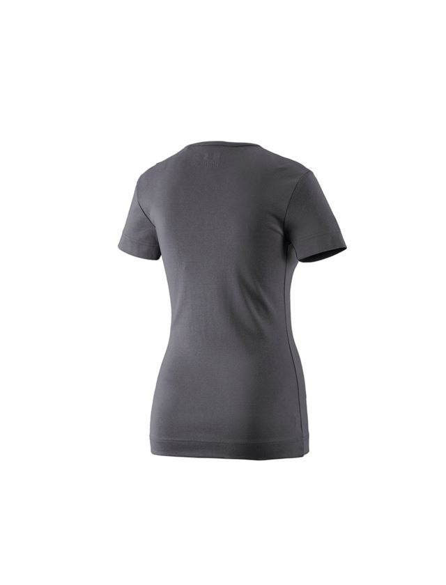 e.s. T-Shirt cotton V-Neck, Damen
