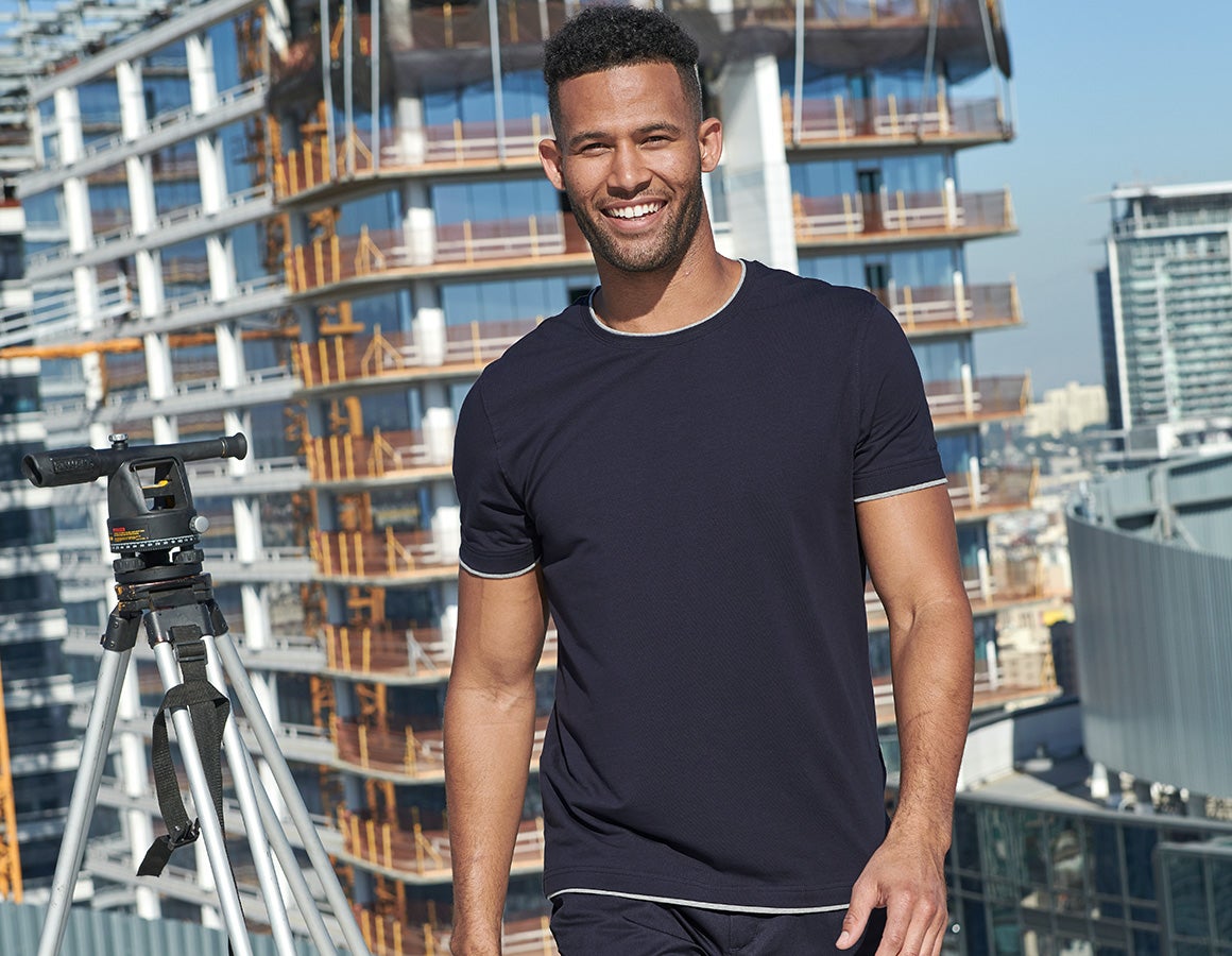 e.s. T-Shirt cotton stretch Layer
