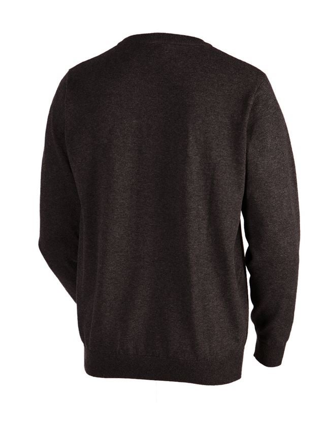 e.s. Strickpullover, rundhals