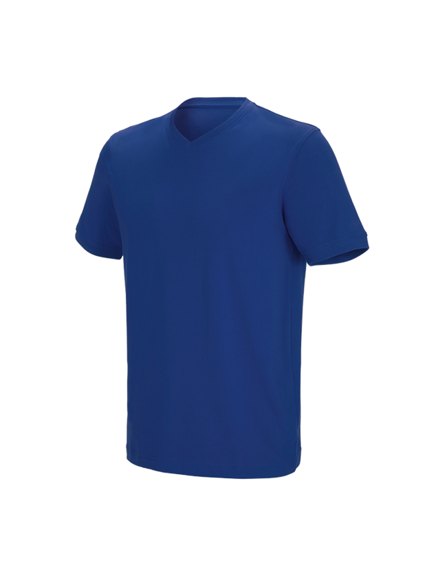 e.s. T-Shirt cotton stretch V-Neck