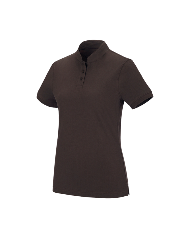 e.s. Polo-Shirt cotton Mandarin, Damen