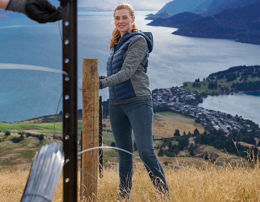 Hybrid Kapuzenstrickjacke e.s.motion ten, Damen