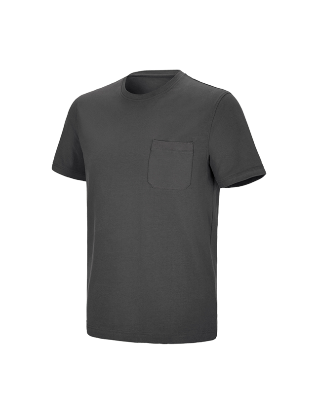 e.s. T-Shirt cotton stretch Pocket