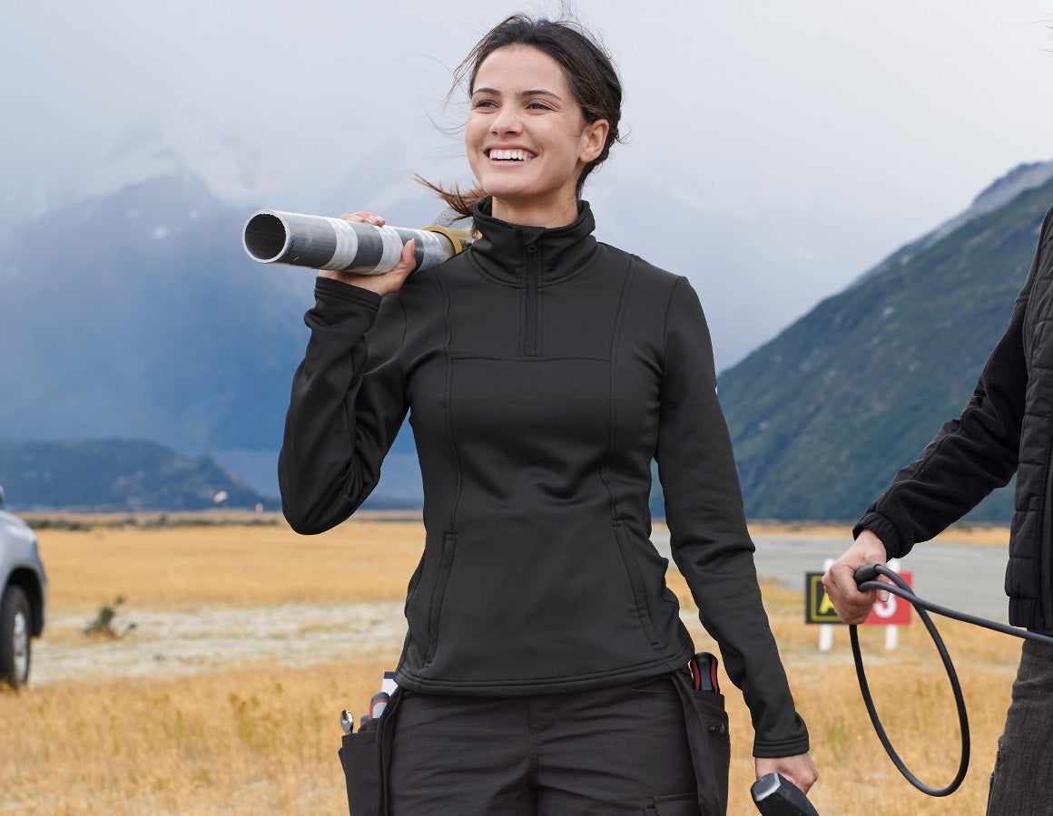 Funktions-Troyer thermo stretch e.s.concrete,Damen