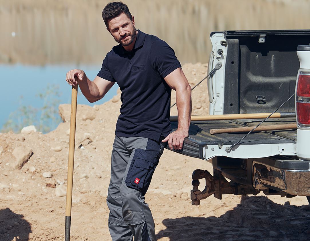 e.s. Polo-Shirt cotton Pocket