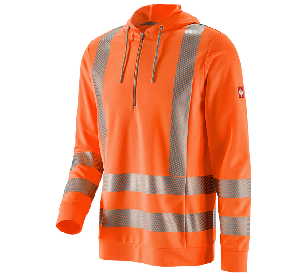 e.s. Warnschutz Funktions Hoody-Longsleeve UV