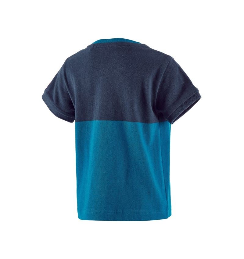 e.s. Piqué-Shirt colourblock, Kinder