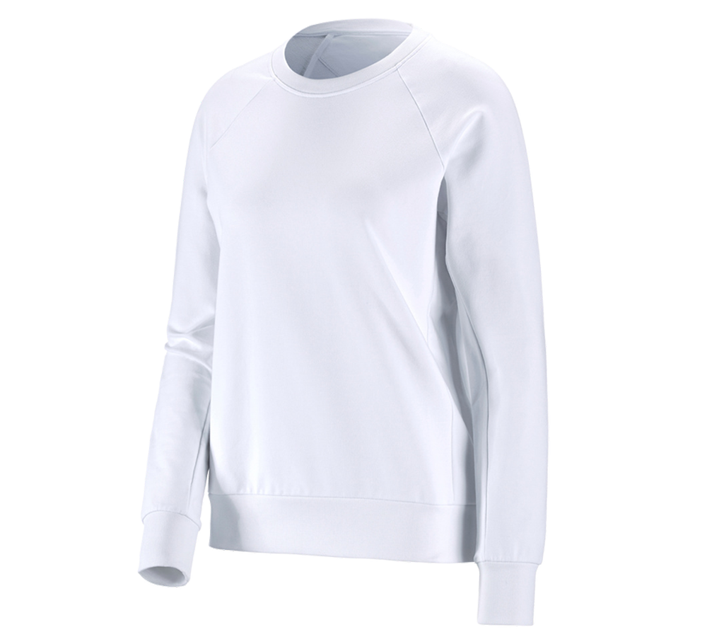 e.s. Sweatshirt cotton stretch, Damen