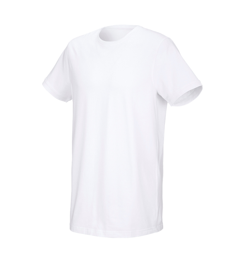 e.s. T-Shirt cotton stretch, long fit