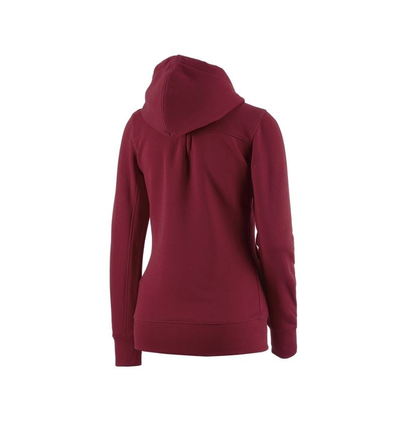 e.s. Hoody-Sweatjacke poly cotton, Damen
