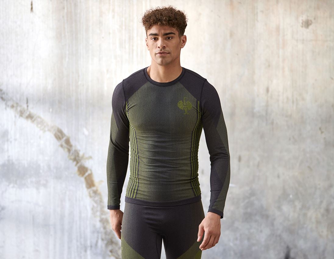 Funktions-Longsleeve e.s.trail seamless - warm