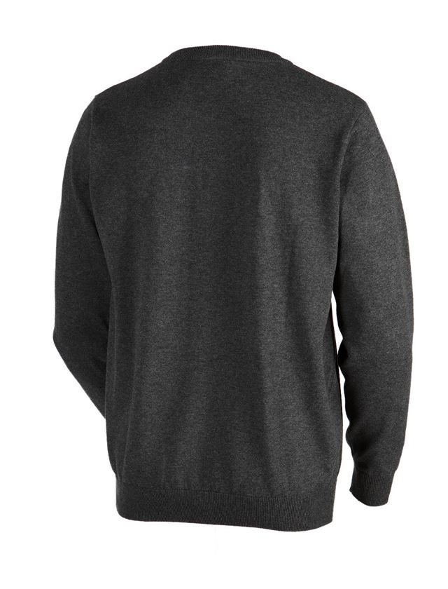 e.s. Strickpullover, rundhals